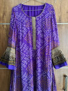 Bandhani Printed Long Stylist Kurti