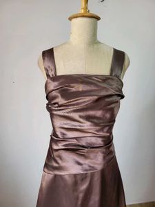 Elegant Brown  Dress  Length  44 Inches