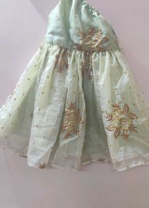 Party Wear One Shoulder Girls Dress - 3 To 4 Years