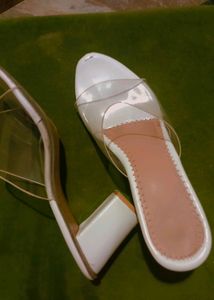 White High Heel Sandal Party Wear