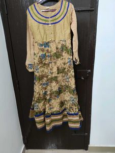 Elegant Floral Print Kurta
