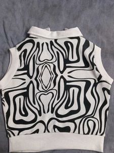 zebra print top