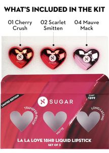 SUGAR Liquid Lipstick Set