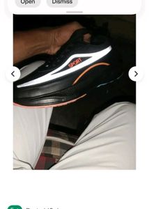 Stylish Black Sport Sneakers