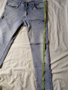 Blue Grey Smoky Look Jeans