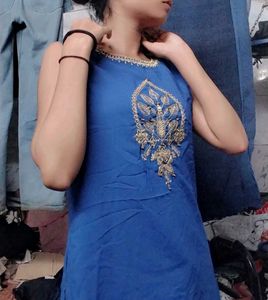 Sleeveless Short Kurti 🎀🪷