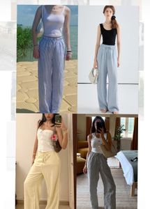 sky blue Casual  pants