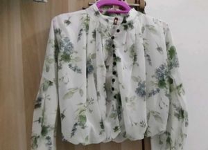 Floral Print Fabric Top