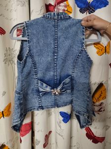 Denim jacket And Sweater