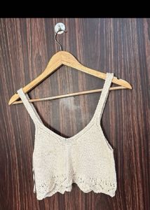 Zara Off White  Crochet