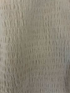 H&amp;M Cream/ White Aesthetic Puff Sleeve Top