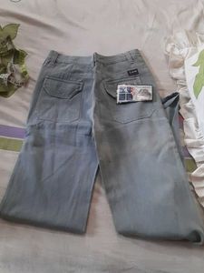 Grey Bootcut Jeans