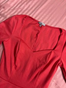 Pink Peplum Top