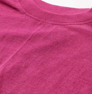 Drop Shoulder Pink Casual Top