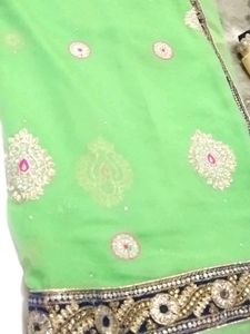 Heavy Embroidery Saree