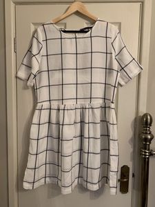 Marks & Spencer Chic Plaid Mini Dress