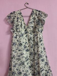 Floral Ruffle Mini Dress