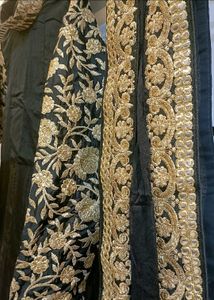 Black &amp; Gold Anarkali