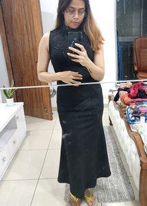 Black Long One Piece Dress