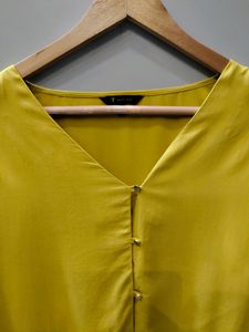 VAN HEUSEN Peplum Top with Puff Sleves