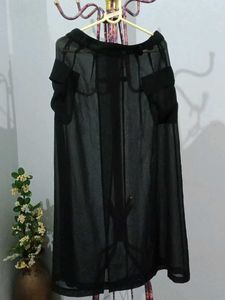 Transparent Chiffon Skirt