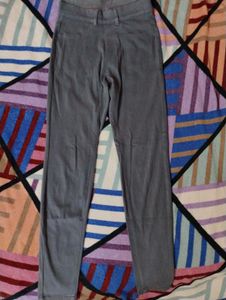 Gray Casual Pants