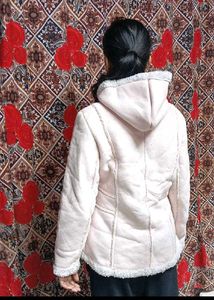 Cozy Cream Hooded Coat