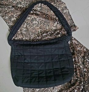 Black Quilted Handbag