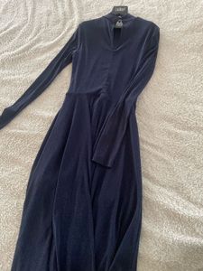 Elegant Navy Blue Dress