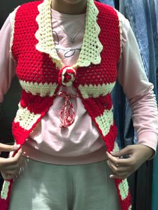 Crochet Knit Vest