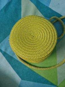 Cinnamoroll Straw Circle Bag
