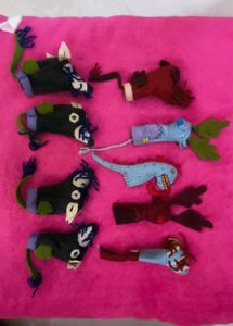 Handmade Finger Puppet Collection