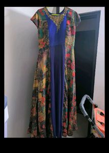 Multicolored Ethnic Gown