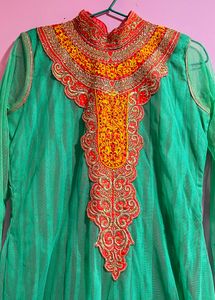 Sea Green Anarkali