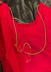 Red Embroidered boutique suit❤️🎀🦋