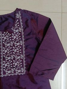 L size Purple Kurthi
