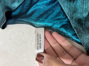 Shimmering Teal Party Dress