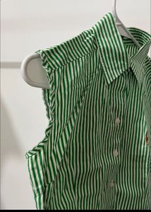 Polo Crop Top 💚