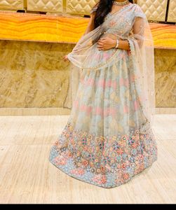 Light Grey Lehenga