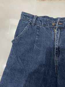Mom’s Fit Dark Blue Jeans For Girls/women