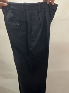 Black Straight Leg Trousers