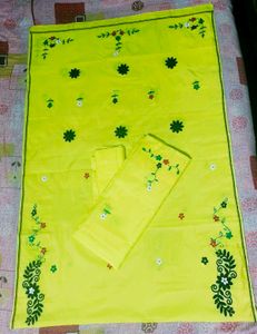 Handmade Mix Pat Mekhela Sador, Fabric