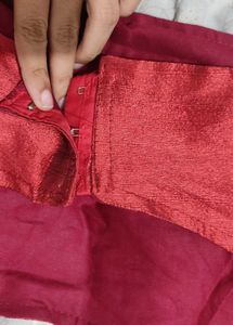 Rust Red Blouse