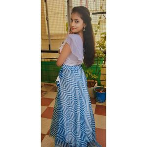 Girls&#39; Stylish Skirt &amp; Top Set