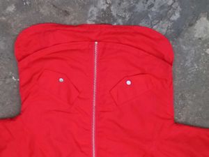 Red Jacket with Patches