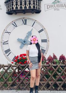 H&M White Knit Crop Top