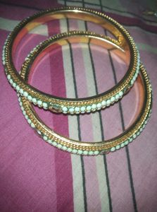 Jwellery Set Of Bangles Chains And Earrings