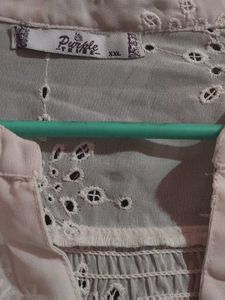 White Embroidered Top