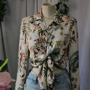 H&M Floral Print Shirt
