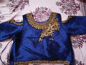 Navy Blue Blouse